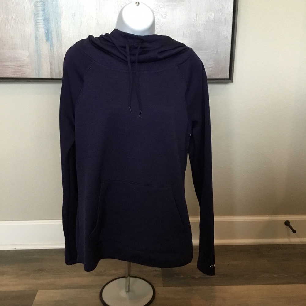 Champion Purple Fleece Hoodie Sz M